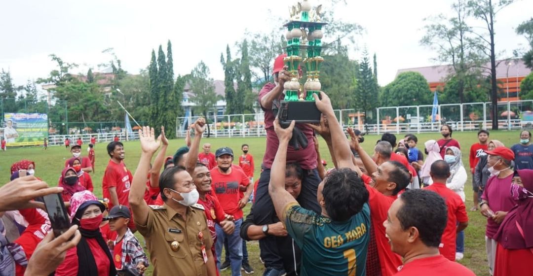 Turnamen Sepak Bola Paman Birin Cup IV Tahun 2021 Berlangsung Sukses