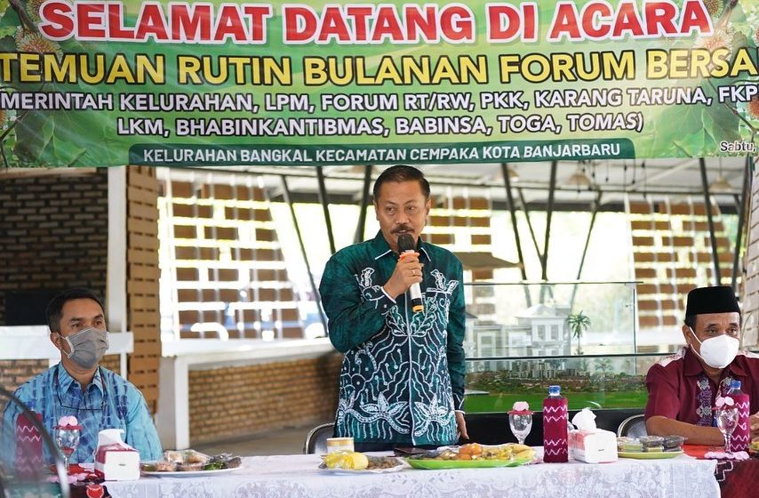 Wartono mengajak semua warga untuk bahu membahu dalam pembangunan