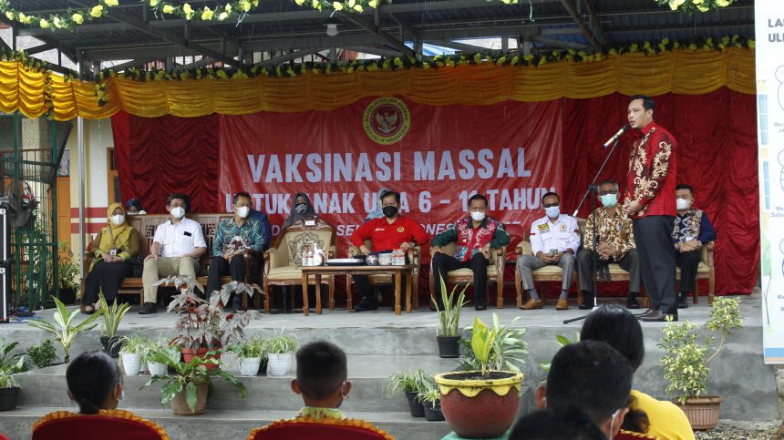 SDN 1 Landasan Ulin Timur Jadi Target Vaksinasi Anak Usia 6-11 Tahun