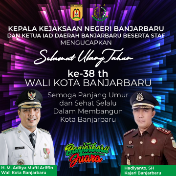 Selamat Ulang Tahun Bapak Wali Kota Banjarbaru