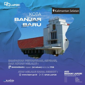 (Info Grafis) Layanan Aduan Kota Banjarbaru