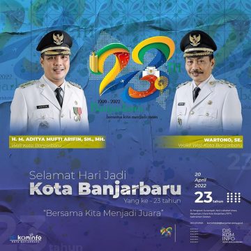 (Info Grafis) Selamat Hari Jadi Kota Banjarbaru ke-23