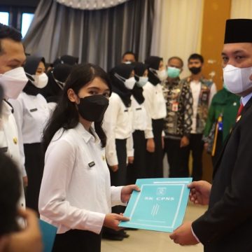 Terima SK, CPNS Pemko Banjarbaru Formasi Tahun 2021 sudah mulai Bekerja