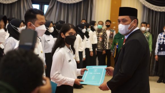 Terima SK, CPNS Pemko Banjarbaru Formasi Tahun 2021 sudah mulai Bekerja
