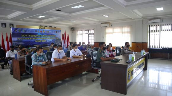 Polres Banjarbaru Hadiri Rakor Lintas Sektoral Jelang Idul Fitri 1443H