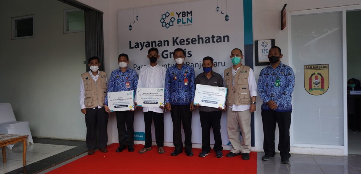 Di Pasar Bauntung Kini Ada Layanan Kesehatan Gratis