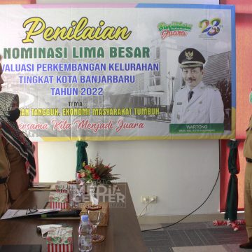 Evaluasi Lomba Kelurahan Tingkat Kota Banjarbaru Masuk 5 Besar