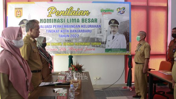 Evaluasi Lomba Kelurahan Tingkat Kota Banjarbaru Masuk 5 Besar