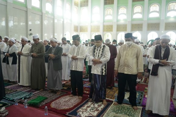 Sholat Ied di Masjid Agung Al Munawwarah Banjarbaru