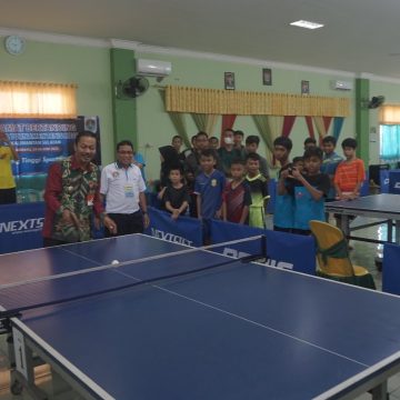 Kejuaran Tenis Meja Kategori Umum dan Pelajar Se-Kalsel Mencari Bibit Terbaik.