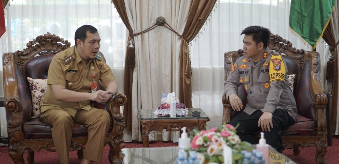 Tingkatkan Sinergi, Kapolres Banjarbaru Bersilaturahmi Ke Wali Kota Banjarbaru.