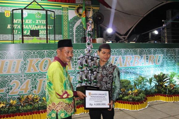 Kecamatan Cempaka Borong Piala Penghargaan MTQ XVIII Tingkat Kota Banjarbaru