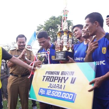 Kelurahan Loktabat Utara Pertahankan Gelar Juara Paman Birin Cup