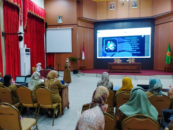 Diskominfo Sosialisasikan TTE ke BKPP Kota Banjarbaru