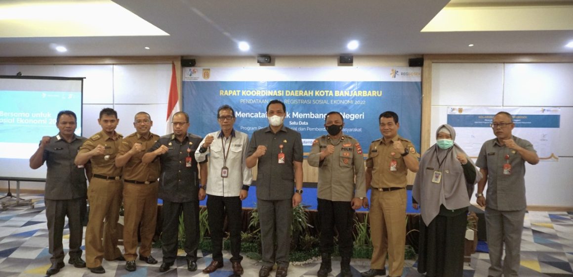 Agar Masyarakat Sejahtera, Kota Banjarbaru Akan Segera Gelar REGSOSEK Tahun 2022