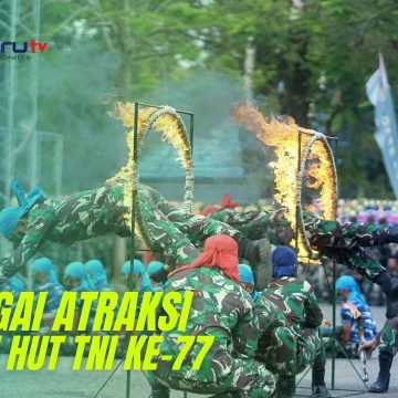 (Video) Berbagai Atraksi Warnai HUT TNI ke-77
