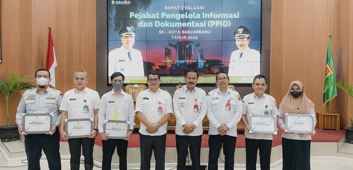 Disperkim raih Penghargaan Admin PPID Terinformatif 2022