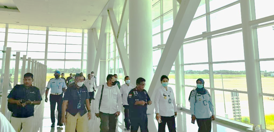 Hadapi KTT G20, Bandara Syamsudin Noor Siapkan Fasiltas Parking Stand Pesawat.