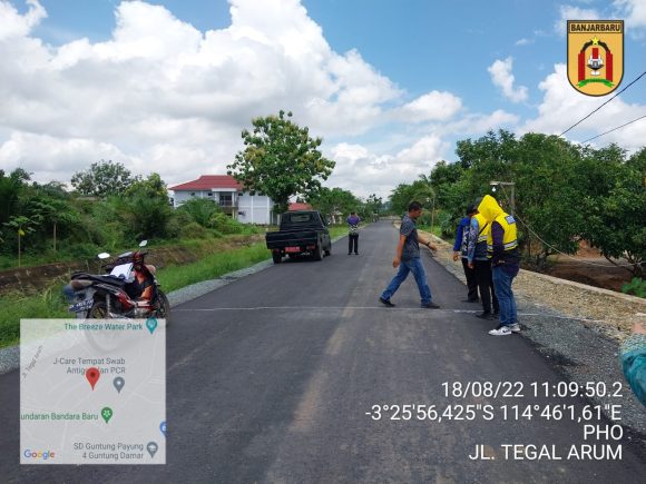 Pemkot Banjarbaru Tancap Gas Pembangunan Infrastruktur Jalan.