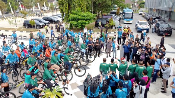 Fun Bike, 10 Wali Kota se-Kalimantan Melintasi Perkotaan Banjarbaru.