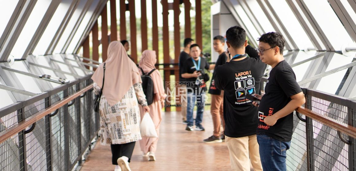 Pemkot Banjarbaru Tanggapi Saran dan Kritik Masyarakat Guna Lengkapi Fasilitas JPO.