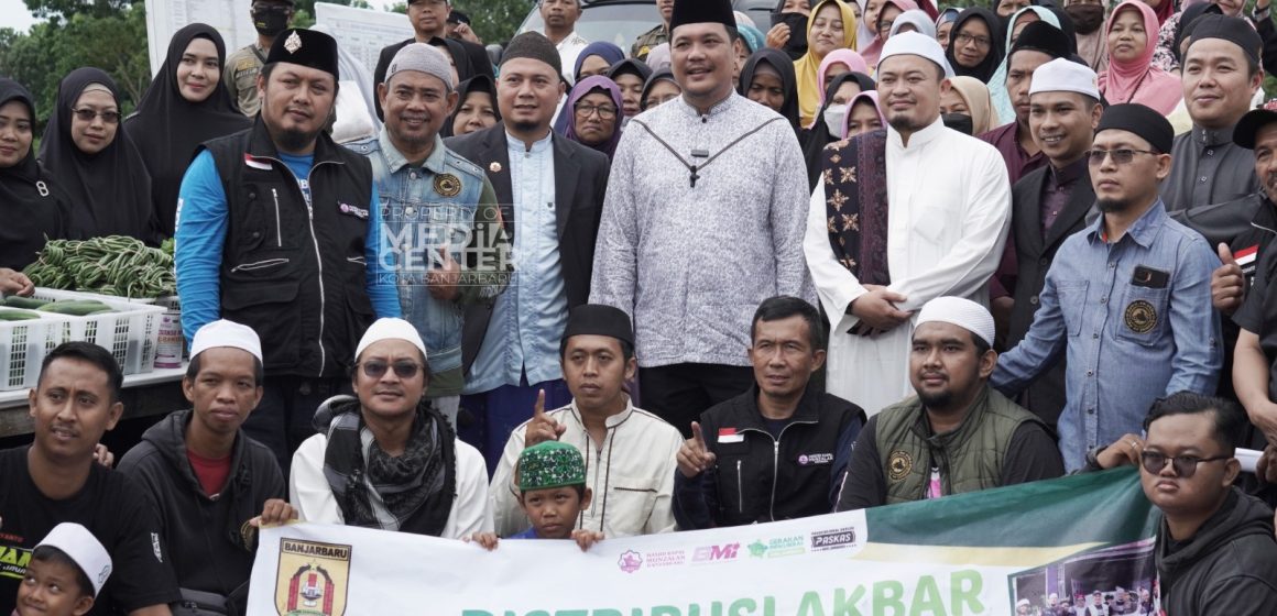 Aditya Dukung Infaq Beras dan Pasar Bahagia di Masjid Kapal Munzalan