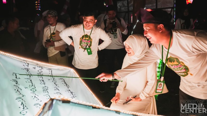 Festival Salikur Dimulai, 18 RT Banjarbaru Dihias Gemerlap Lampu Lampion