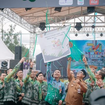 Kado HUT Banjarbaru ke-24, Aditya Launching Idaman Super App