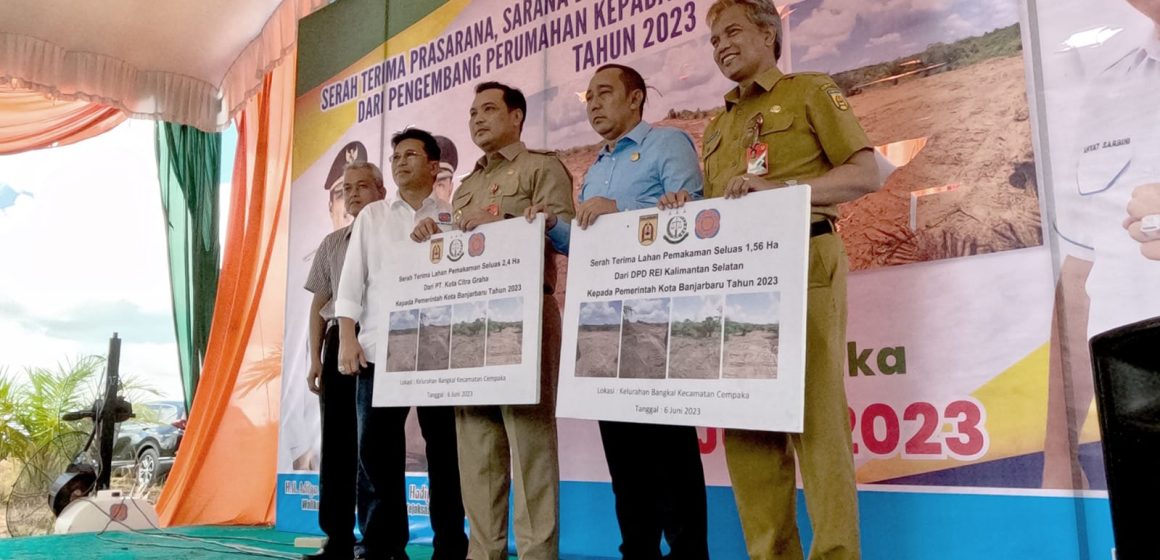 REI Serahkan 4 Hektar Lahan Untuk Pemakaman di Banjarbaru