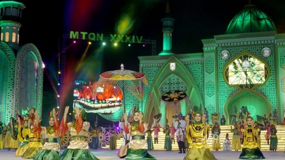 Berlangsung Megah dan Bertabur Cahaya Saat Pembukaan MTQ XXXIV Nasional Tingkat Prov. Kalsel