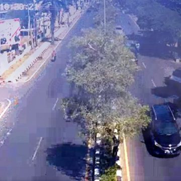 Kabut Asap Agak Tebal Kembali Menyerang Kota Banjarbaru.