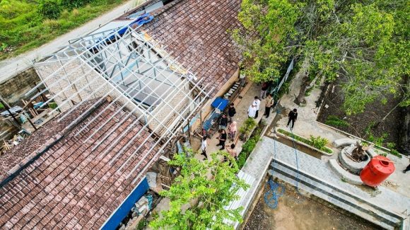 Tingkatkan Lingkungan Sekolah yang sehat, Pemko Bangun Toilet di SMPN 11 Banjarbaru