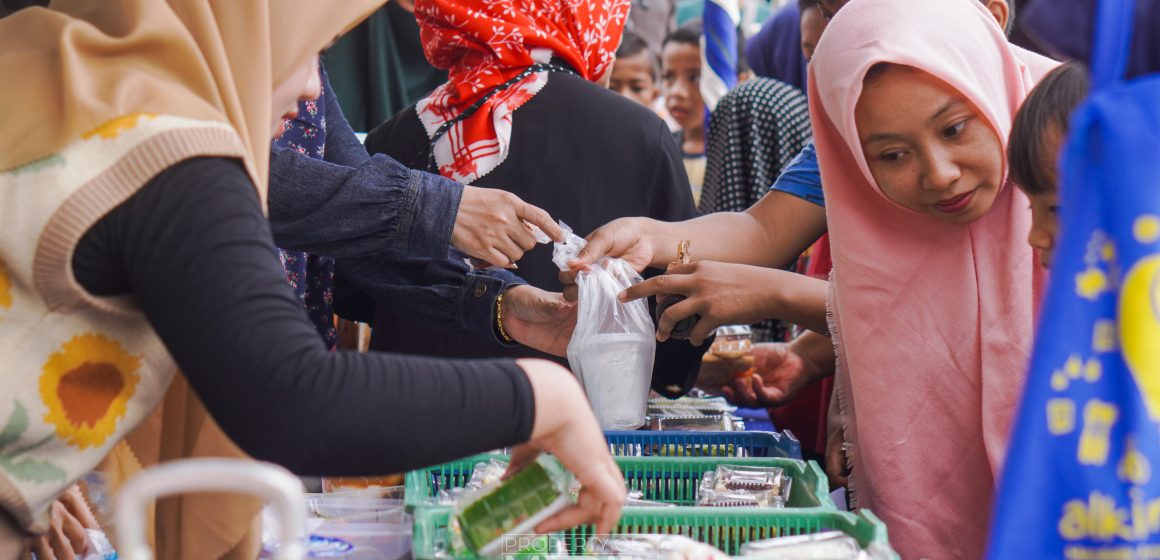 Warga Gang Kestela Gelar Aksi Bela Palestina Melalui Bazar UMKM