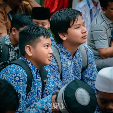 Ratusan Siswa Belajar Baca Al-Quran di Aula Gawi Sabarataan