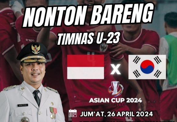 Timnas U-23 Indonesia vs Korea Selatan, Wali Kota Aditya Ajak Masyarakat Nonbar di Depan Balai Kota Banjarbaru