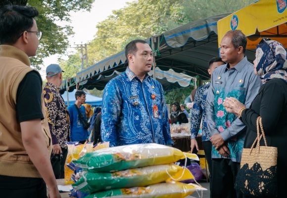 Kecamatan Banjarbaru Utara Gelar Pasar Murah dan Luncurkan Inovasi Cegah Stunting.