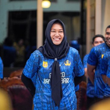 9450b18f-4858-46f8-8f09-bb042d55835d Pelepasan Kontingen PORNAS Pemkot Banjarbaru