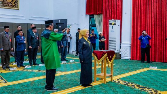 Nurliani Dardie dilantik jadi Pj. Sekda Banjarbaru