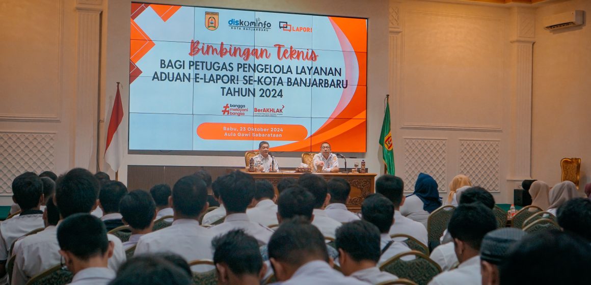 Kompetensi Admin SP4N-LAPOR Ditingkatkan Melalui Bimtek Oleh Diskominfo Banjarbaru