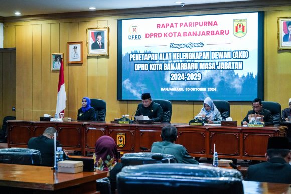 Alat Kelengkapan Dewan (AKD) DPRD Kota Banjarbaru Telah Ditetapkan