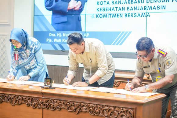 Pemko Banjarbaru dan Mitra Kerja Teken Komitmen Bersama dalam Rapat Koordinasi SKPD Bulan November 2024