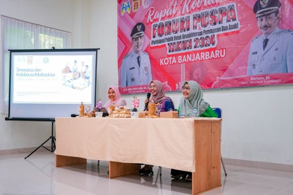 DP3APMP2KB Kota Banjarbaru Mantapkan Sinergi untuk Kesejahteraan Perempuan dan Anak Melalui Forum PUSPA 2024