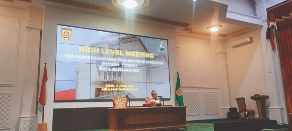 Pemko Banjarbaru Gelar Rakor Bulanan dan Evaluasi Kinerja TP2DD Tahun 2024