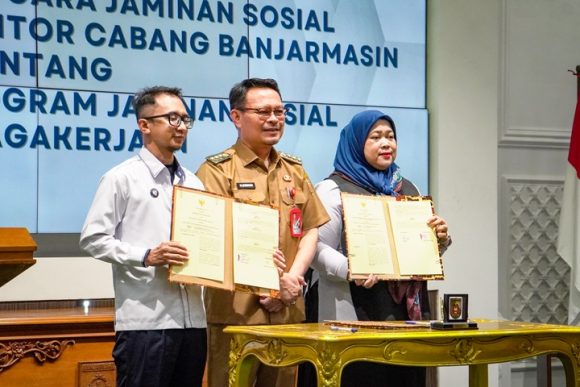 Sinergi Lintas Lembaga, Rakor Pemkot Banjarbaru Dibuka dengan Kesepakatan Bersama BPJS dan PA Banjarbaru.