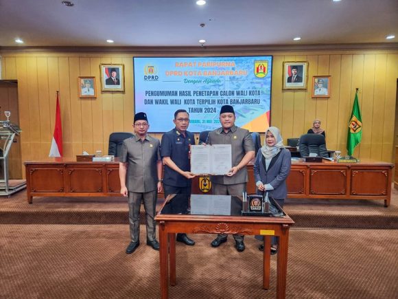 DPRD Kota Banjarbaru Laksanakan Paripurna Penetapan Lisa – Wartono