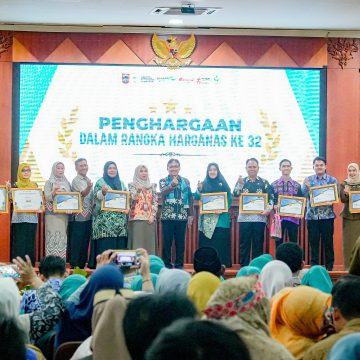 Peringatan HARGANAS ke-32 Tingkat Provinsi Kalsel, Banjarbaru Terima Penghargaan