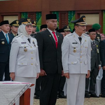 Pelantikan-10 Wali Kota dan Wakil Wali Kota Banjarbaru Terpilih, Lisa Halaby – Wartono Resmi Dilantik