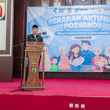 Gerakan Aktifkan Posyandu Kota Banjarbaru Tahun 2025 Resmi Dimulai