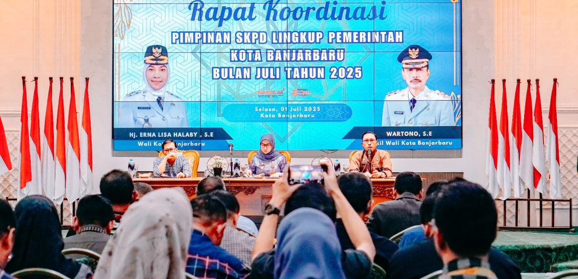 Lisa dan Wartono pimpin Rakor SKPD Pemkot Banjarbaru