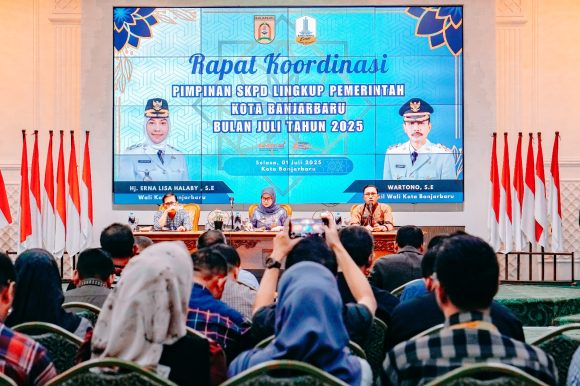 Lisa dan Wartono pimpin Rakor SKPD Pemkot Banjarbaru